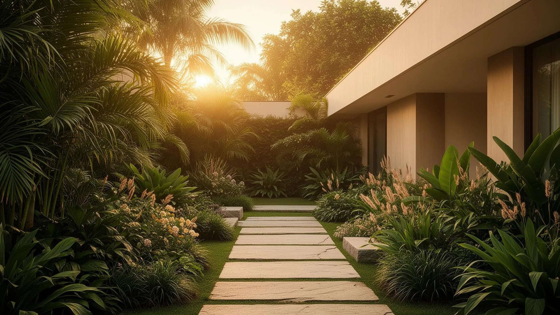 Jardim residencial premium projetado pela JARDIM S Paisagismo