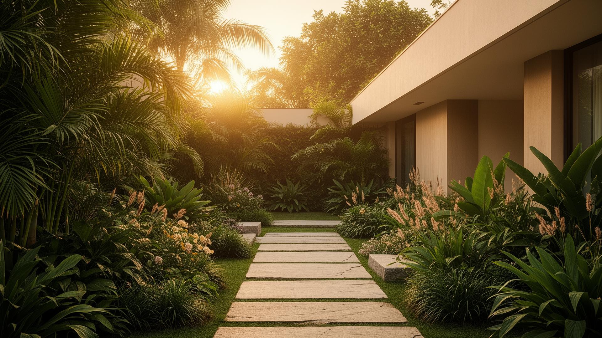 Jardim residencial premium projetado pela JARDIM S Paisagismo